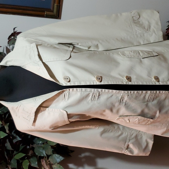 Mossimo All-Weather Belted Beige Trench Coat - Size Small - Picture 3 of 12